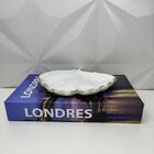 Conjunto Decoração Livro Londres + Pratinho Folha Porta Joia