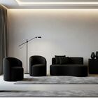 Conjunto Decorativo 02 Poltronas + Sofá Curvo Orgânico Nature