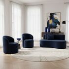 Conjunto Decorativo 02 Poltronas + Sofá Curvo Orgânico Nature