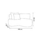 Conjunto Decorativo 02 Poltronas + Sofá Curvo Orgânico Nature