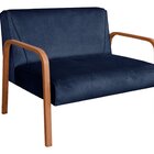 Conjunto Decorativo Anita Kit Namoradeira + Poltrona Sala, Re