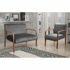 Conjunto Decorativo Anita Kit Namoradeira + Poltrona Sala, Re