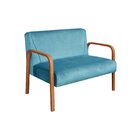 Conjunto Decorativo Anita Namoradeira + Poltronas Sala, Recep