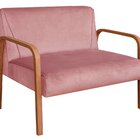 Conjunto Decorativo Anita Namoradeira + Poltronas Sala, Recep