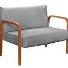 Conjunto Decorativo Anita Namoradeira + Poltronas Sala, Recep