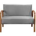 Conjunto Decorativo Anita Namoradeira + Poltronas Sala, Recep