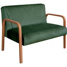 Conjunto Decorativo Anita Namoradeira + Poltronas Sala, Recep