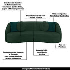 Conjunto Decorativo Sofá 288cm E Poltrona Clarke Com Puff Rou