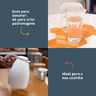 Conjunto Descansos Para Copo E Panela Mostarda Oikos - 9 Pçs