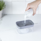 Conjunto Dispenser Para Detergente Com Lixeira 4.7l Trium Ou