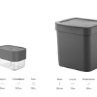 Conjunto Dispenser Para Detergente Com Lixeira 4.7l Trium Ou