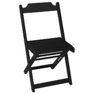 Conjunto Dobrável 120 X 70 Com 4 Cadeiras Madeira Maciça Mista