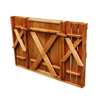 Conjunto Dobrável De Parede Para Churrasco 1m 2 Bancos Madeir