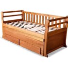 Conjunto Dormitório Bicama Nathalia Com Gavetas Na Auxiliar E