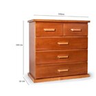 Conjunto Dormitório Bicama Nathalia Com Gavetas Na Auxiliar E