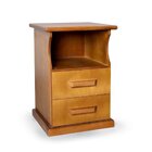 Conjunto Dormitório Casal Com Cama, 2 Mesas De Cabeceira Slim