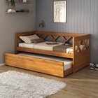 Conjunto Dormitório De Solteiro Com Bicama E Cômoda Sapateira