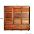 Conjunto Dormitório Guarda-roupa, Cama Queen Veneziana E 2 Me