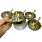 Conjunto Dourado Para Servir Sobremesas - By Fineza