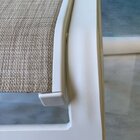 Conjunto Em Alumínio Mesa Redonda Ripada 120cm Porto Rico E 2