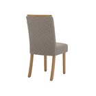 Conjunto Érika Mesa 120 Cm Canto Arredondado Com Vidro 4 Cade