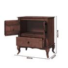 Conjunto Escritório 02 Armários Rústicos Madeira Maciça Marro