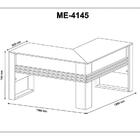 Conjunto Escritorio 02 Peças Cj23 Tecno Mobili