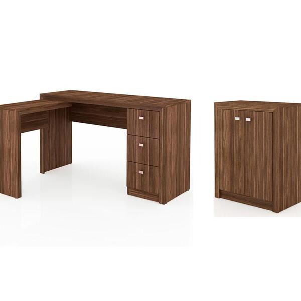 Conjunto Escritorio 02 Peças Cj9 Tecno Mobili