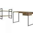 Conjunto Escritorio 03 Pecas Industrial Crome 09 Kappesberg