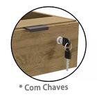 Conjunto Escritorio 03 Pecas Industrial Crome 12 Kappesberg