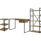 Conjunto Escritorio 04 Pecas Industrial Crome 16 Kappesberg