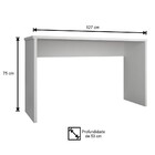 Conjunto Escritório 2 Peças Mesa Gávea E Estante Office Branc