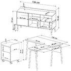 Conjunto Escritório 3 Peças 28001x995x998 Artesano