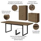 Conjunto Escritorio 3 Peças Frame Munique Kappesberg