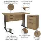 Conjunto Escritorio 3 Pecas Mdp Versatil Kappesberg