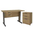 Conjunto Escritorio 3 Pecas Mdp Versatil Kappesberg