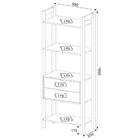 Conjunto Escritorio / Home Office 4 Peças Az7 Tecno Mobili