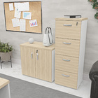 Conjunto Escritório Armário Baixo E Gaveteiro Arquivo C/ Fech