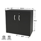 Conjunto Escritório Armário Baixo E Gaveteiro Arquivo Com Fec