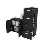 Conjunto Escritório Armário Baixo E Gaveteiro Arquivo Com Fec