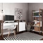 Conjunto Escritório Az Estante Armário E Escrivaninha Branco