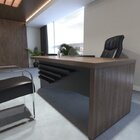 Conjunto Escritório Com Mesa Diretor Ld Balcão 2 Portas 3 Gav