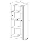 Conjunto Escritorio Completo 03 Peças Cj13 Tecno Mobili