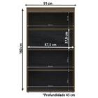 Conjunto Escritorio Completo 03 Peças Frame 6 Kappesberg