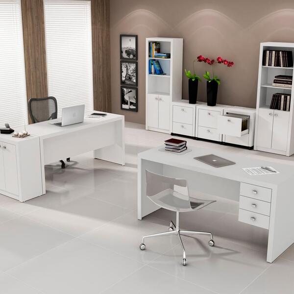 Conjunto Escritorio Completo 8 Peças Cj22 Tecno Mobili