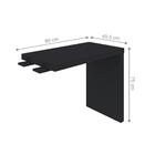 Conjunto Escritório Completo Basingstoke Charuto Preto