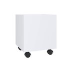 Conjunto Escritório Escrivaninha E Cachepô Estilare Branco/be