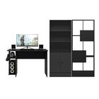 Conjunto Escritorio Ferrara Preto Fosco