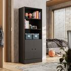 Conjunto Escritorio Ferrara Preto Fosco