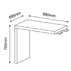 Conjunto Escritório Home Office 2 Peças Com Mesa Tamburato 16